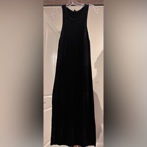 Black, fitted petite sweater dress from White House Black Market. Size MP.